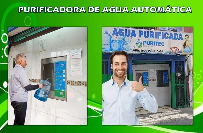 purificadora de agua automática